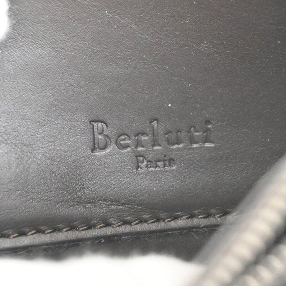 BERLUTI Logo Itauba Long Zip Around Wallet Scritto Leather Brown Italy 16RJ380 - Picture 6 of 16